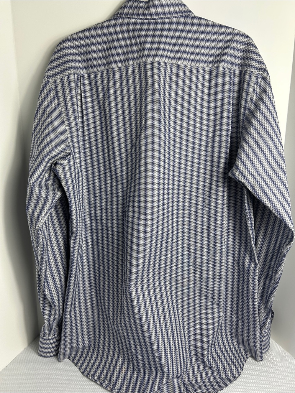 Versace Collection City Fit Men’s Size US Large EU 44 Blue Button Dress Shirt - Picture 7 of 11